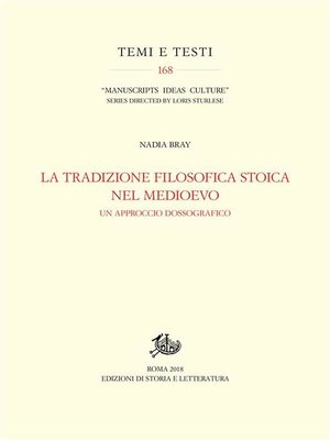 cover image of La tradizione filosofica stoica nel Medioevo